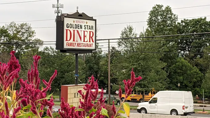 Golden Star Diner sign in Ringoes